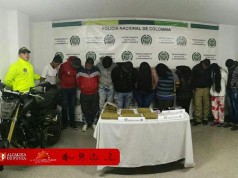 En operativo se logró la captura de 11 personas por el delito de tráfico, fabricación y porte de estupefacientes en Funza