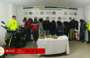 En operativo se logró la captura de 11 personas por el delito de tráfico, fabricación y porte de estupefacientes en Funza