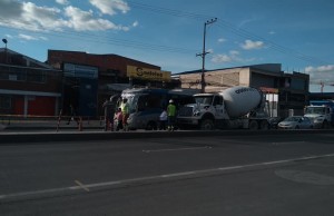 Tráfico lento en la vía Siberia – Funza por choque