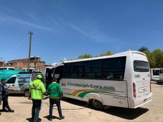 Medición de gases a vehículos de servicio publico en Mosquera