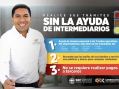 Hacen llamado a contribuyentes para evitar los intermediarios en trámites de vehículos