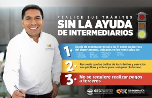 Hacen llamado a contribuyentes para evitar los intermediarios en trámites de vehículos