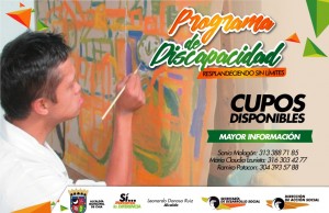 Cupos disponibles para programa de discapacidad en Chía