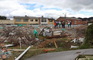En un 90% avanza el proceso demolición para lo que será la construcción del CAM en Chía