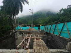 Avanza la construcción de puente en el sector de Murca, La Palma