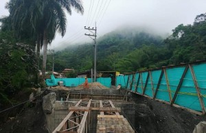 Avanza la construcción de puente en el sector de Murca, La Palma