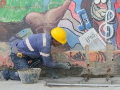 Se verifican obras en el Colegio Bojacá y la cancha de Mercedes de Calahorra
