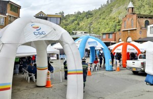 Más de 1.000 habitantes fueron atendidos en la feria de servicios de Puente Quetame