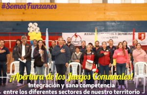 Importante apertura de los Juegos Comunales en el municipio de Funza