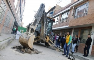 Inician obras en el sector del Poblado, Mosquera