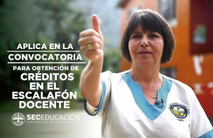 Se abre convocatoria para aplicar a obtención de créditos en el escalafón