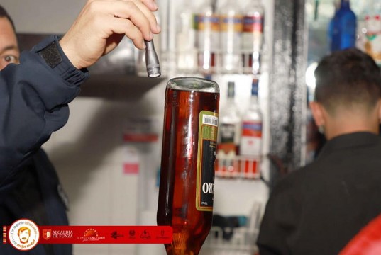 Operativos a establecimientos de venta y consumo de alcohol en Funza
