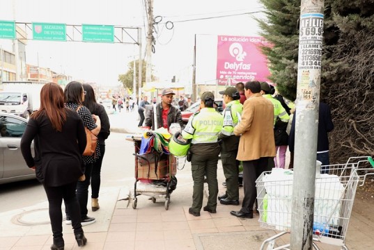 Funza contra la mendicidad con menores de edad