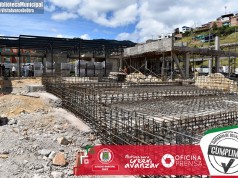 Construcción de biblioteca de Sibaté va en un 50%