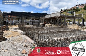 Construcción de biblioteca de Sibaté va en un 50%