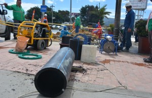 Finalizados los inconvenientes de servicio de acueducto en la Avenida Pradilla en Chía