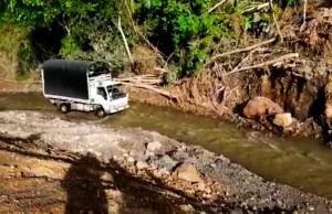 Quebrada Tabacal en Murca, La Palma, es usada como carretera, causando grave daño al ecosistema