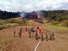 Diez incendios forestales en seis municipios de Cundinamarca