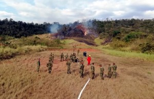 Diez incendios forestales en seis municipios de Cundinamarca