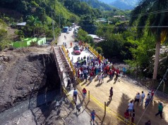 En tiempo récord fue construido y habilitado importante puente en La Palma