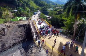 En tiempo récord fue construido y habilitado importante puente en La Palma