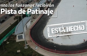 La pista de patinaje en Funza, es una realidad