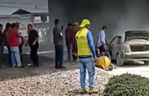 Tráfico lento en la vía Funza – Siberia por incendio de vehículo