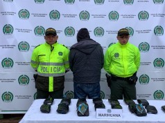 Capturado en Chía portaba al menos mil dosis de marihuana
