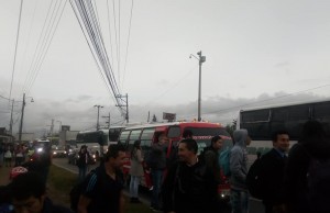 Continúan los bloqueos por paro en Mosquera y Funza