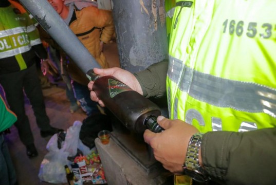 Operativos de seguridad en zona de rumba de Chía