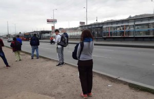 Se cancelan clases en Soacha por paro de trasportadores