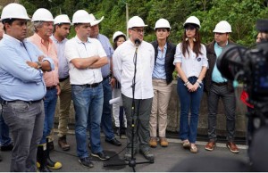 Avanzan obras de estabilización en km 58 de la vía al Llano