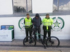 Captura en flagrancia de un hombre de 22 años por el hurto de una bicicleta marca GW