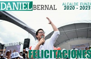 Daniel Bernal, alcalde electo del municipio de Funza