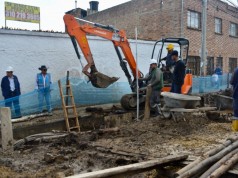 Chía en su calle 10 ya cuenta con más del 30% de red sanitaria nueva