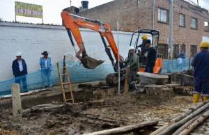 Chía en su calle 10 ya cuenta con más del 30% de red sanitaria nueva