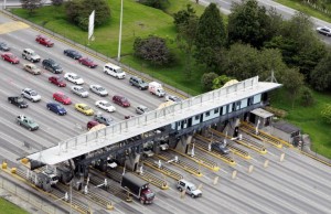 Alza en los peajes estará cercana al 3% en enero del 2020