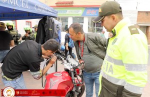 Marcatón para contrarrestar el hurto de motocicletas y bicicletas en Funza