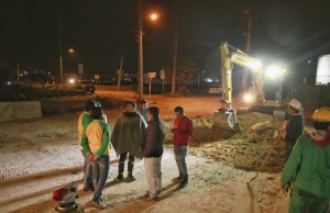 Continúan las obras de la vía Montana en Mosquera