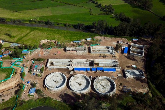 Planta de tratamiento de aguas en Chía está a punto de concluir