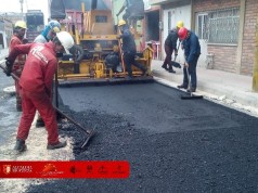 Continúan las obras de recuperación de la malla vial en Funza