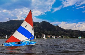 Veleros volvieron a navegar en la Laguna de Fúquene