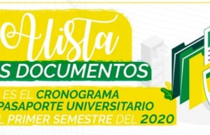 Tenga en cuenta el cronograma para la entrega de documentación para el pasaporte universitario en Mosquera