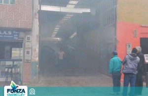 Controlado incendio en el barrio Serrezuelita en Funza