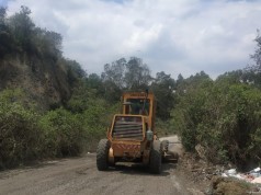 Se realizaron obras de mejoramiento en la vía La Punta entre Tienda Nueva y Tenjo