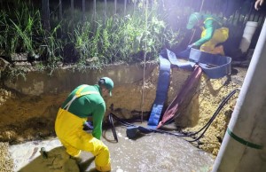 Con inmediatez fue solucionado daño en red de acueducto en Funza