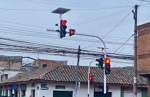 Inició el Plan Piloto de semáforos inteligentes en el municipio de Funza