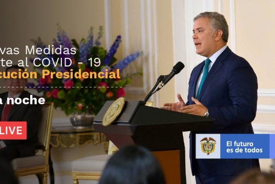 En Colombia se aplicará un aislamiento preventivo obligatorio por 19 días