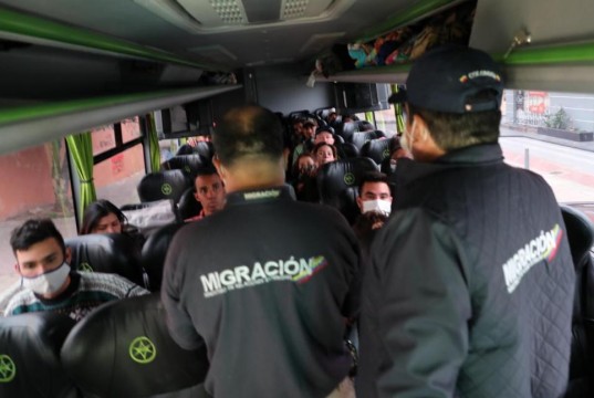 Continúa la repatriación prometida a venezolanos en Chía