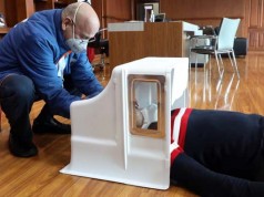 Mabe donó cápsulas de protección para personal de la salud en Cundinamarca